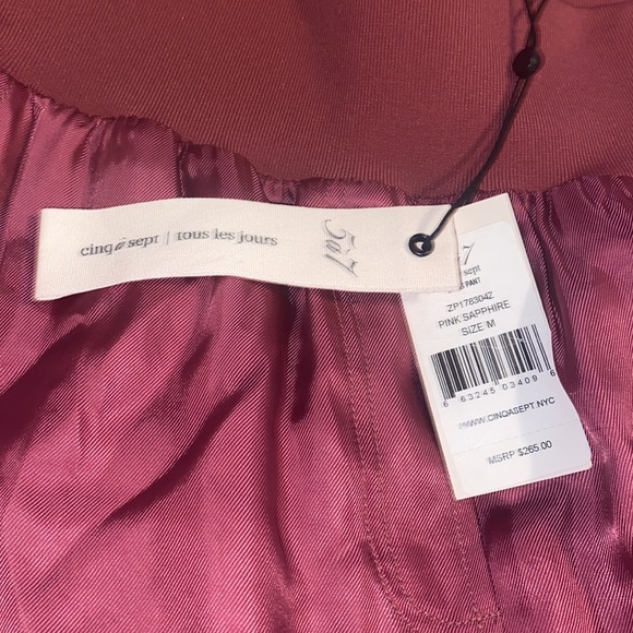 Cinq à Sept Pink Sapphire Giles Pant - Picture 3 of 10